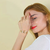 Personalized Name Bracelets for Women Girls Stainless Steel