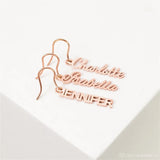 Personalized Name Earrings for Girlfriends and Moms