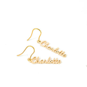Personalized Name Earrings for Girlfriends and Moms