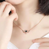 Personalized Pet Photo Dog Paw Necklace Pendant For Men Women Girls