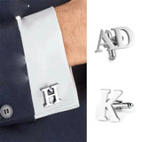 Personalized Stainless Steel Name Cufflinks for Men Wedding