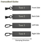Engrave Vertical Bar Necklace Stainless Steel Urn Pendant