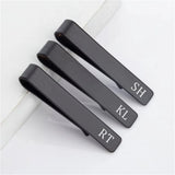 Personalized Name Logo Tie Clip Clasp Gift for Men
