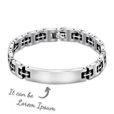 Men's Motorcycle Chain Stainless Steel Wristband Punk Party Jewelry