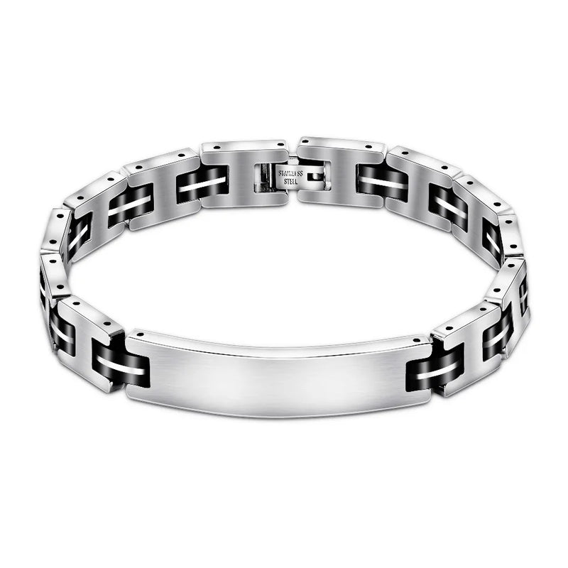 Men's Motorcycle Chain Stainless Steel Wristband Punk Party Jewelry