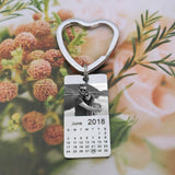 Personalized DIY Photo Keychain Calendar Engraving P