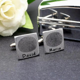 Personalized Dad Cufflinks With Box Fathers Gift Men Cufflinks