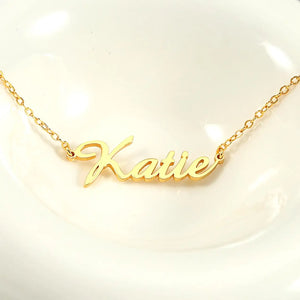 Personalized Dainty Name Necklace, Custom Tiny Name Necklace