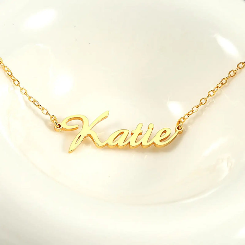 Personalized Dainty Name Necklace, Custom Tiny Name Necklace