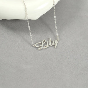 Personalized Dainty Name Necklace, Custom Tiny Name Necklace