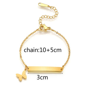 Personalized Baby Name Bracelet First Birthday Gift