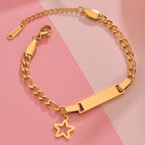 Personalized Baby Name Bracelet - Custom Stainless Steel Family Jewelry