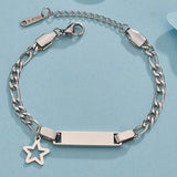 Personalized Baby Name Bracelet - Custom Stainless Steel Family Jewelry