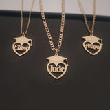 Personalized Graduation Date Nameplate Pendant Necklace