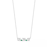 Personalized Zircon Necklace for Family Christmas Gift