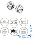 Personalized Engraved Graduation Dice for Daughter/Son - Inspiring Gift