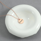 Personalized Disc Name Necklace, Custom Jewelry