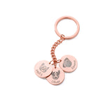 Custom Photo Keychain for Women - Personalized Keyring