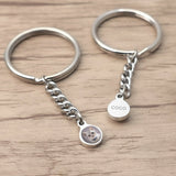 Custom Dog Keychain Portrait Personalized Pet Photo Keychain