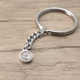 Custom Dog Keychain Portrait Personalized Pet Photo Keychain