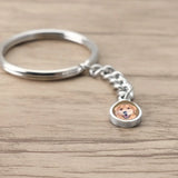 Custom Dog Keychain Portrait Personalized Pet Photo Keychain