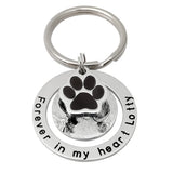 Personalized Dog/Cat Photo Keychain Engraved Keyring