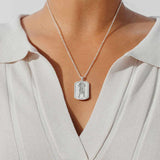 Personalized Dogtag Necklace Engraved Pets Photo Gift