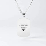 Personalized Dogtag Necklace Engraved Pets Photo Gift