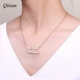 Custom Arabic Name Necklace Stainless Steel Charm Chain Nameplate Jewelry