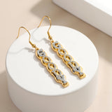 Personalized Name Earrings Diamond Letter Stainless Steel Personality Earring