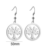 Custom Graffiti Stainless Steel Earring Personalized Logo Women Jewelry