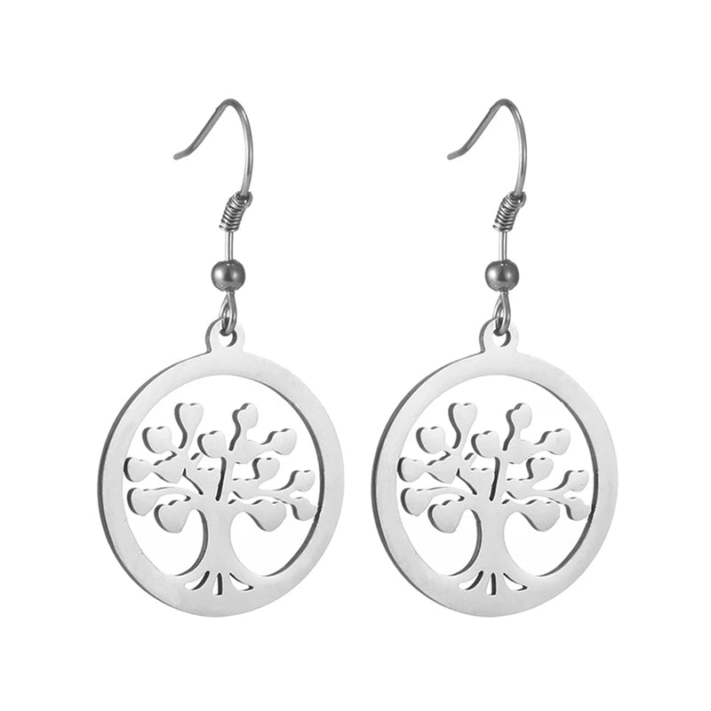 Custom Graffiti Stainless Steel Earring Personalized Logo Women Jewelry