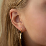 Custom Name Earring, Stainless Steel, Christmas Gift