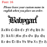 Personalized Old English Font Name Letter Earrings