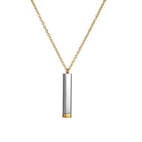 Custom Double Layer Name Necklace, Stainless Steel Women's Jewelry