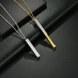 Custom Double Layer Name Necklace, Stainless Steel Women's Jewelry