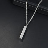 Custom Double Layer Name Necklace, Stainless Steel Women's Jewelry
