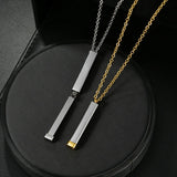 Custom Double Layer Name Necklace, Stainless Steel Women's Jewelry