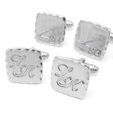 Personalized Engrave Initial Cufflinks Wedding Birthday Gift