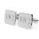 Personalized Engrave Initial Cufflinks Wedding Birthday Gift