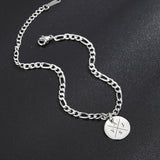 Personalized Initial Letter Anklet Stainless Steel Jewelry