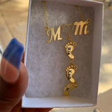 Personalized Engrave Name Necklace Crystal Heart Names Necklace