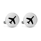 Engraved Cufflinks Clasp Scales of Justice Angel Wings Wedding Groom Gift
