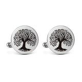 Engraved Cufflinks Clasp Scales of Justice Angel Wings Wedding Groom Gift