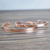 Personalized Engraved Name Copper Alloy Cuff Bracelet Bangle Jewelry