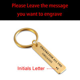 Personalized Engraved Key Chain - Stainless Steel Keychain