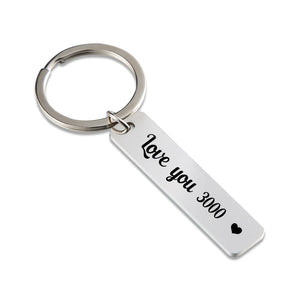 Personalized Engraved Key Chain - Stainless Steel Keychain