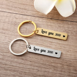 Personalized Engraved Key Chain - Stainless Steel Keychain