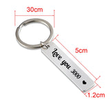 Personalized Engraved Key Chain - Stainless Steel Keychain