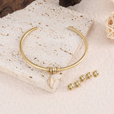 Personalized Engraved Name Bracelet with Leaf Charms